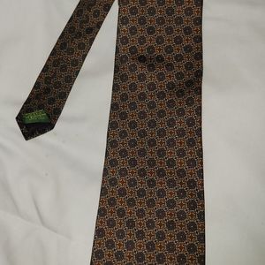 Vintage Club Room Men's Tie (Orange/Blue)